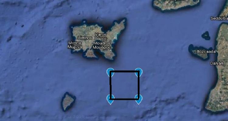 Η Άγκυρα δεσμεύει παράτυπα την περιοχή και νοτιοανατολικά της Λήμνου