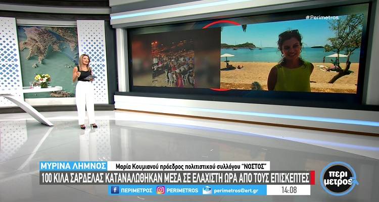 &Eta; &Mu;&alpha;&rho;ί&alpha; &Kappa;&omicron;&upsilon;&mu;&iota;&alpha;&nu;&omicron;ύ &sigma;&tau;&eta;&nu; &Epsilon;&Rho;&Tau;3 &gamma;&iota;&alpha; &tau;&eta; &Gamma;&iota;&omicron;&rho;&tau;ή &Sigma;&alpha;&rho;&delta;έ&lambda;&alpha;&sigmaf; &sigma;&tau;&eta; &Nu;έ&alpha; &Kappa;&omicron;ύ&tau;&alpha;&lambda;&eta;