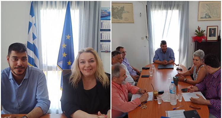 Κυρίτση και Χοχλάκα επισκέφθηκαν τον Έπαρχο Λήμνου