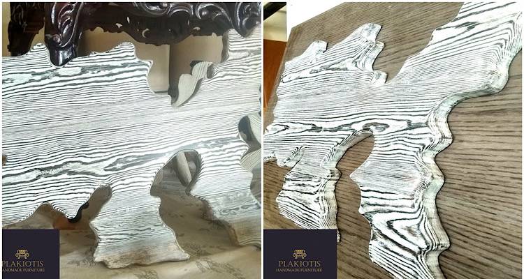 Ο Πλακιώτης Δημήτρης, παλιός ξυλουργός δημιουργεί με έμπνευση τη Λήμνο