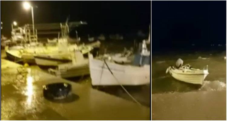 Λήμνος Τώρα: Στο αλιευτικό καταφύγιο Ν. Κούταλης κόπηκαν κάβοι και κινδυνεύουν σκάφη (video)