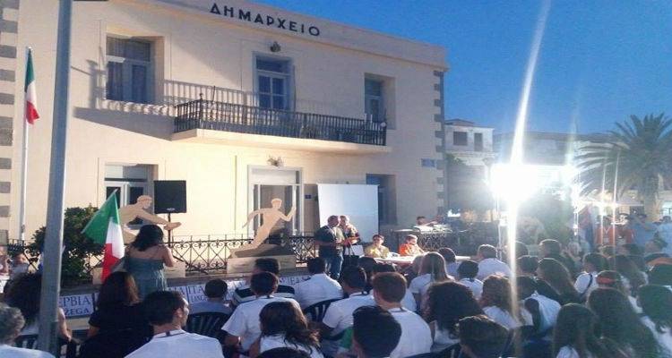 &Sigma;&epsilon; &rho;&upsilon;&theta;&mu;&omicron;ύ&sigmaf; &alpha;&rho;&chi;&alpha;ί&omicron;&upsilon; &pi;&epsilon;&nu;&tau;ά&theta;&lambda;&omicron;&upsilon; &alpha;&pi;ό &epsilon;&chi;&theta;έ&sigmaf; &eta; &Lambda;ή&mu;&nu;&omicron;&sigmaf;