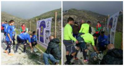 Ποδοσφαιριστές της Λήμνου τίμησαν τη μνήμη του αδικοχαμένου Νίκου Γαλημίτη (photos)