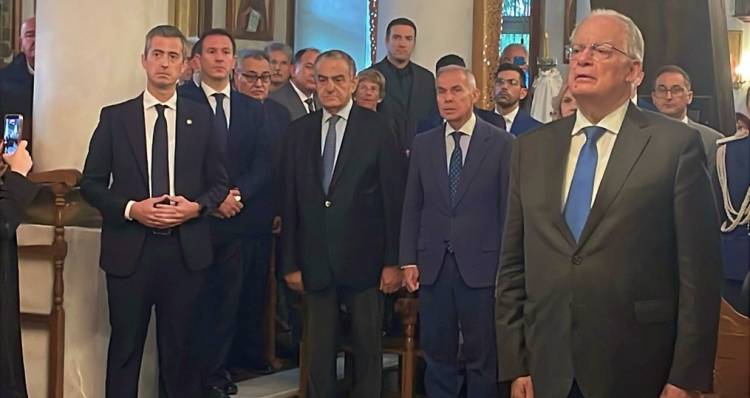 Ο Χαράλαμπος Αθανασίου στις εκδηλώσεις για την απελευθέρωση της Λήμνου