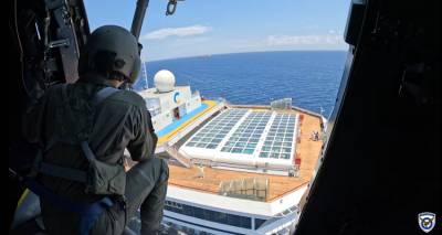 &Epsilon;&pi;&iota;&chi;&epsilon;ί&rho;&eta;&sigma;&eta; &zeta;&omega;ή&sigmaf; &sigma;&tau;&omicron; &Alpha;&iota;&gamma;&alpha;ί&omicron;: &Sigma;&eta;&kappa;ώ&theta;&eta;&kappa;&epsilon; Super Puma &gamma;&iota;&alpha; &epsilon;&pi;&iota;&beta;ά&tau;&eta; &tau;&omicron;&upsilon; Costa Fortuna &alpha;&nu;&omicron;&iota;&chi;&tau;ά &tau;&eta;&sigmaf; &Lambda;έ&sigma;&beta;&omicron;&upsilon;