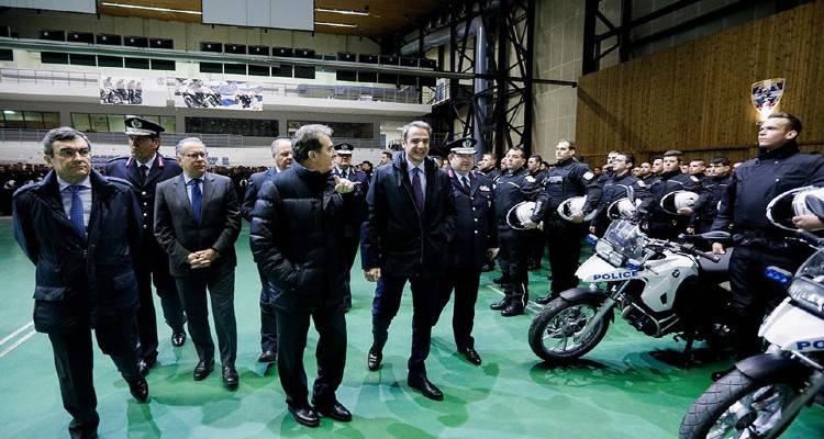 Μητσοτάκης από το κέντρο εκπαίδευσης της ΕΛΑΣ στο Μαρκόπουλο: Ο λαός ζήτησε ασφάλεια, ό,τι είπαμε το κάνουμε