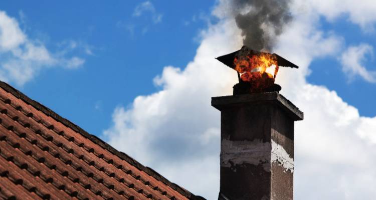 Λήμνος: Φωτιά σε καμινάδα σπιτιού στον Κάσπακα