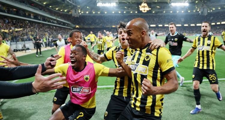 &Pi;&rho;&omega;&tau;&alpha;&theta;&lambda;ή&tau;&rho;&iota;&alpha; &Epsilon;&lambda;&lambda;ά&delta;&alpha;&sigmaf; &eta; &Alpha;&Epsilon;&Kappa;, 2-1 &tau;&omicron;&nu; &Pi;&alpha;&nu;&alpha;&theta;&eta;&nu;&alpha;ϊ&kappa;ό &mu;&epsilon; &gamma;&kappa;&omicron;&lambda; &tau;&omicron;&upsilon; &Zeta;&omicron;ά&omicron; &Mu;ά&rho;&iota;&omicron; &sigma;&tau;&iota;&sigmaf; &kappa;&alpha;&theta;&upsilon;&sigma;&tau;&epsilon;&rho;ή&sigma;&epsilon;&iota;&sigmaf;!