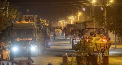 &Eta; &Tau;&omicron;&upsilon;&rho;&kappa;ί&alpha; &epsilon;&iota;&sigma;έ&beta;&alpha;&lambda;&epsilon; &sigma;&tau;&eta; &beta;ό&rho;&epsilon;&iota;&alpha; &Sigma;&upsilon;&rho;ί&alpha;: 15 &nu;&epsilon;&kappa;&rho;&omicron;ί &kappa;&alpha;&iota; &omicron; &Tau;&rho;&alpha;&mu;&pi; &laquo;&nu;ί&pi;&tau;&epsilon;&iota; &tau;&alpha;&sigmaf; &chi;&epsilon;ί&rho;&alpha;&sigmaf; &tau;&omicron;&upsilon;&raquo;