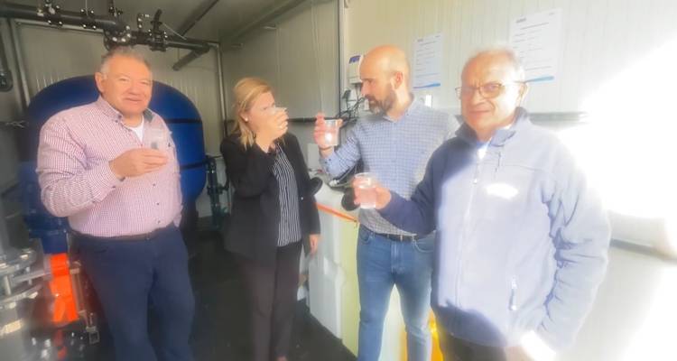 Λήμνος: Ξεκίνησε η λειτουργία της μονάδας αφαλάτωσης στη Μύρινα | 600 κυβικά πόσιμου νερού καθημερινά στο δίκτυο