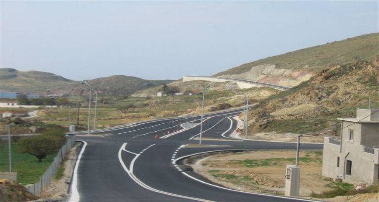 Συντήρηση Επαρχιακών Οδών της Λήμνου από την  Περιφέρεια Βορείου Αιγαίου