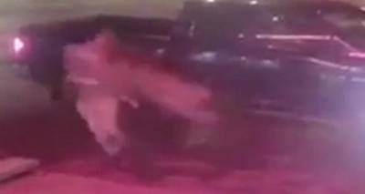 Βγήκε από το αυτοκίνητό του και τον παρέσυρε... ελάφι! (video)