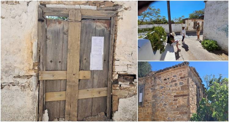 Αυτοψία στην Καλλιθέα από την Ειδική Επιτροπή Ετοιμόρροπων της Περιφέρειας Βορείου Αιγαίου