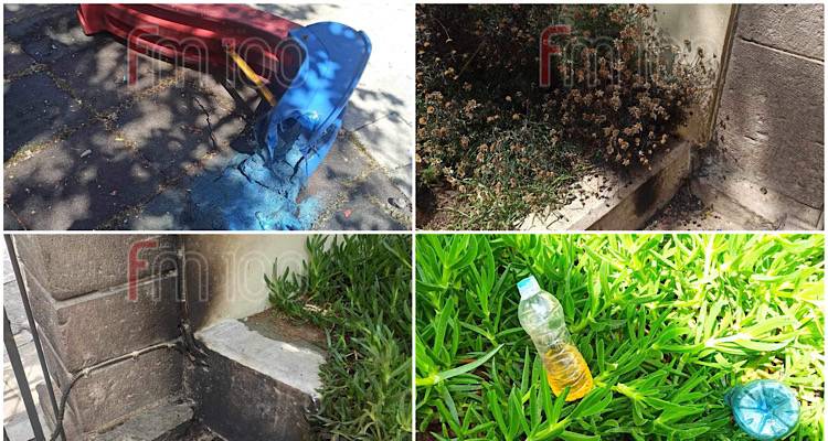 Νέο φωτογραφικό υλικό από τις ζημιές που υπέστη το Νηπιαγωγείο του Τσας, από τις μολότοφ που έπεσαν μετά το «Χριστός Ανέστη».