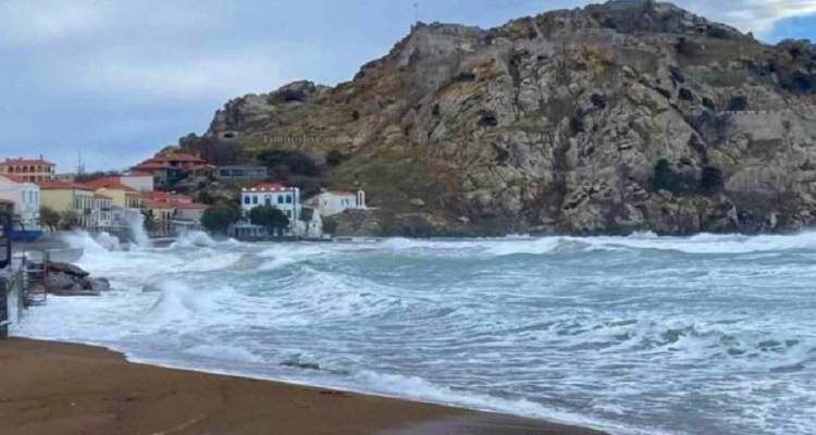 Λήμνος: Έκτακτο δελτίο αναγγελίας Θυελλωδών άνεμων