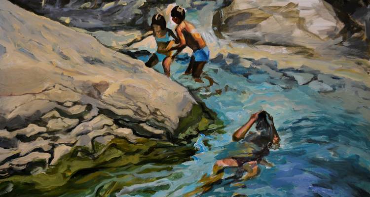 In Blue: Ομαδική έκθεση στη Μύρινα